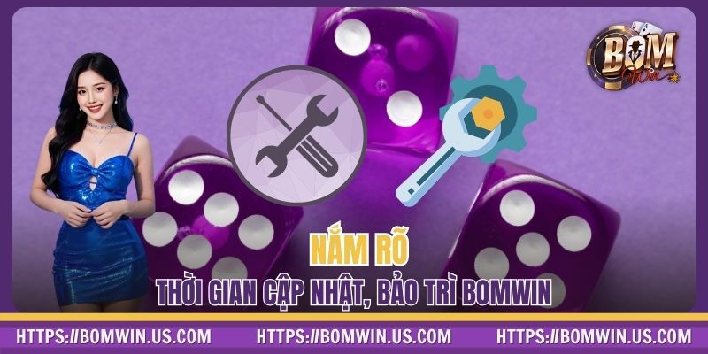 Nắm rõ thời gian cập nhật, bảo trì BOMWIN